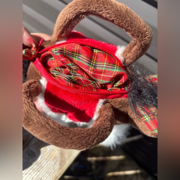 Ganz Whimsy Clutch Clydesdale Horse Brown Purse Plush Stuffed Animal - Picture 3 of 6